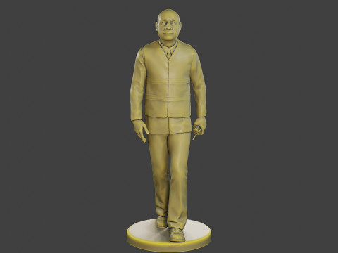 Male Securityreflective vest MSRV 016 3D Принт Модель