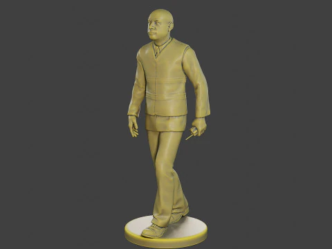 Male Securityreflective vest MSRV 016 3D Print Model