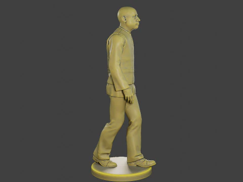 Male Securityreflective vest MSRV 016 3D Print Model