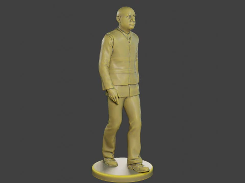 Male Securityreflective vest MSRV 016 3D Print Model