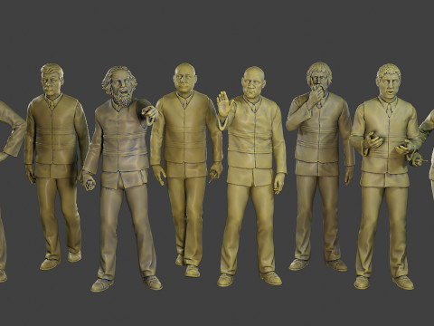 Male Securityreflective vest MSRV Pack2 3D Print Model