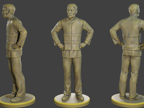 Male Securityreflective vest MSRV Pack2 3D Print Model