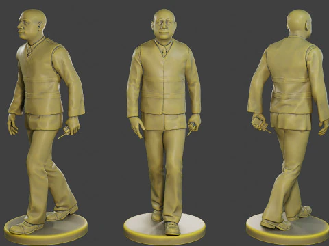 Male Securityreflective vest MSRV Pack2 3D Print Model