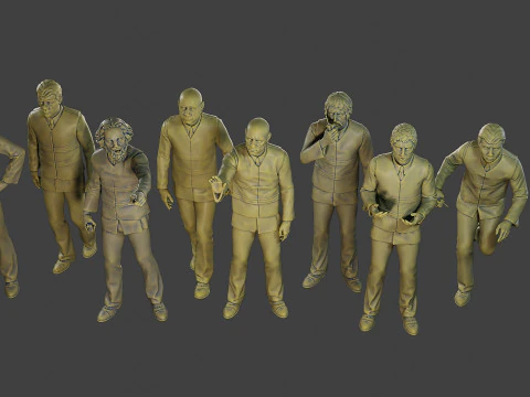 Male Securityreflective vest MSRV Pack2 3D Print Model