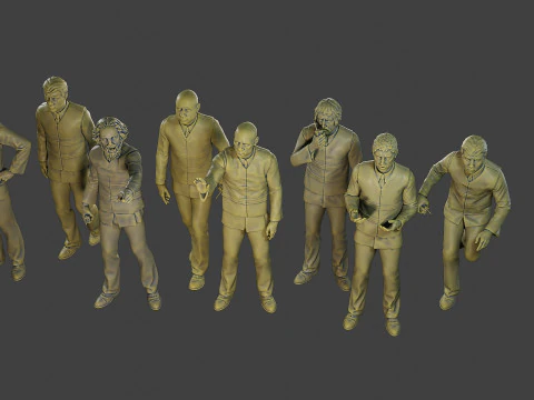 Male Securityreflective vest MSRV Pack2 3D Print Model