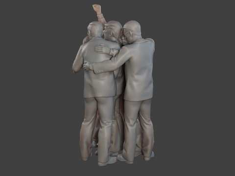 Donald Trump Survivor Group 3D Принт Модель