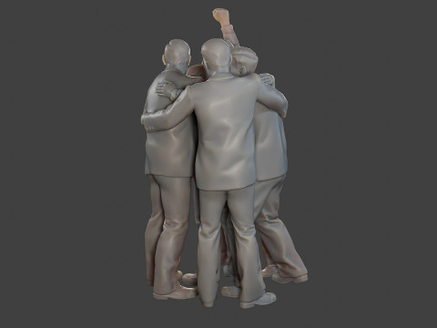 Donald Trump Survivor Group 3D Принт Модель