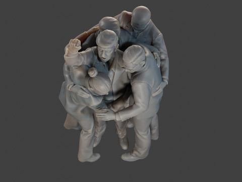 Donald Trump Survivor Group 3D Принт Модель