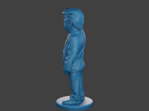 Donald Trump Injured Ear 3D 打印模型