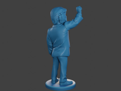 Donald Trump Injured Ear 3D 打印模型