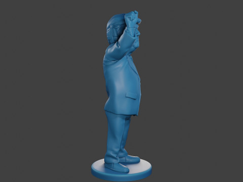 Donald Trump Injured Ear 3D 打印模型