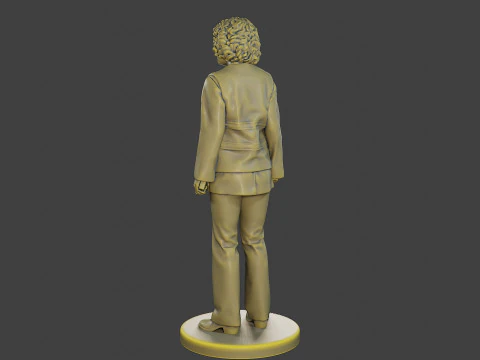 Colete refletivo de seguran&ccedil;a feminino FSRV 001 Modelo de Impressão 3D