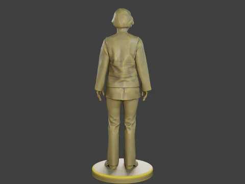 Colete refletivo de seguran&ccedil;a feminino FSRV 002 Modelo de Impressão 3D
