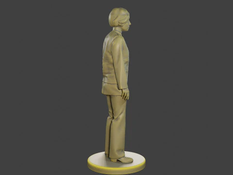 Colete refletivo de seguran&ccedil;a feminino FSRV 002 Modelo de Impressão 3D