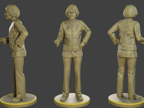 女性セキュリティ反射ベスト FSRV 003 3Dプリントモデル