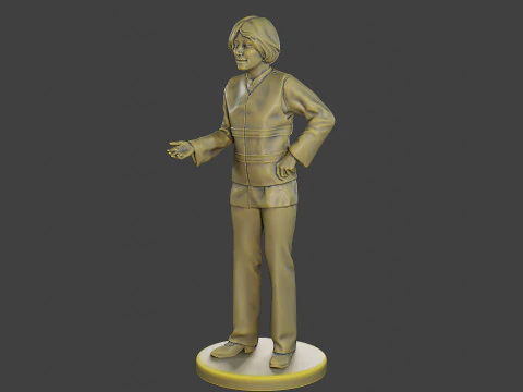 महिला सुरक्षा परावर्तक बनियान FSRV 003 3D प्रिंट मॉडल