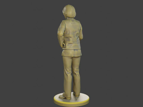 महिला सुरक्षा परावर्तक बनियान FSRV 003 3D प्रिंट मॉडल