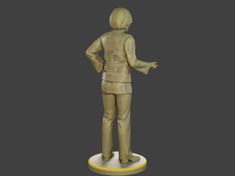 महिला सुरक्षा परावर्तक बनियान FSRV 003 3D प्रिंट मॉडल