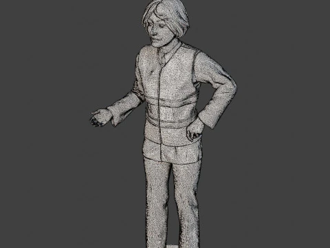 महिला सुरक्षा परावर्तक बनियान FSRV 003 3D प्रिंट मॉडल