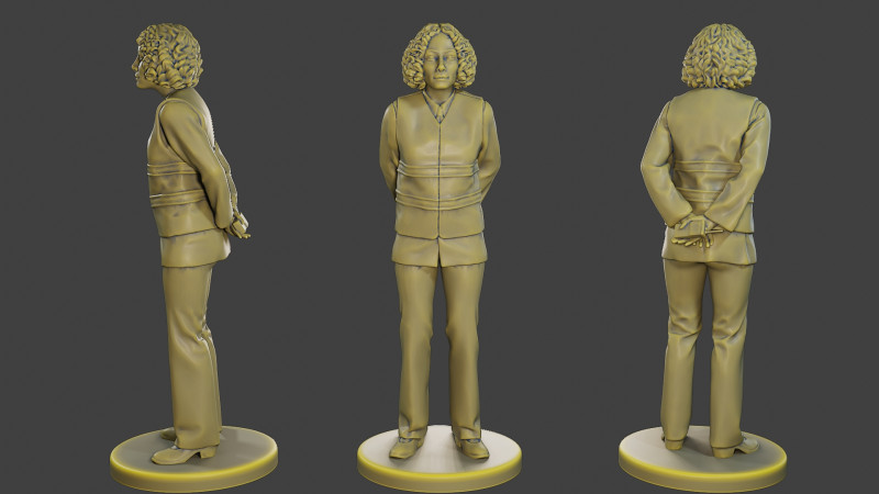 Female Security reflective vest FSRV 004 Modèles 3D en vedette .c4d .max .obj .3ds .fbx .stl .blend 