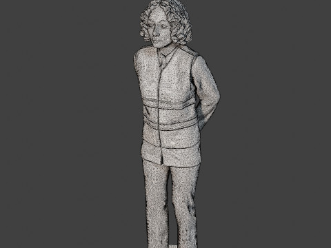 Female Security reflective vest FSRV 004 Modèles 3D en vedette