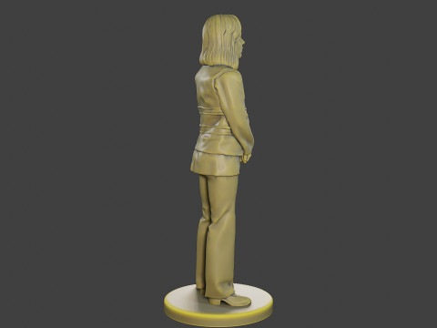 Female Security reflective vest FSRV 005 Modelo de impresión 3D