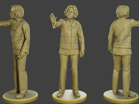 Chaleco reflectante de seguridad femenino FSRV 006 Modelo de impresión 3D