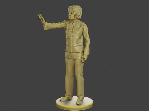 Female Security reflective vest FSRV 006 3D Print Model