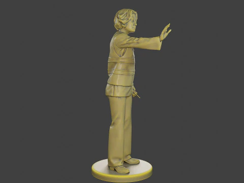 Female Security reflective vest FSRV 006 3D Print Model