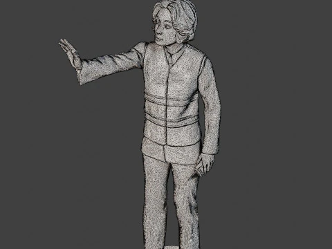 Female Security reflective vest FSRV 006 3D Print Model