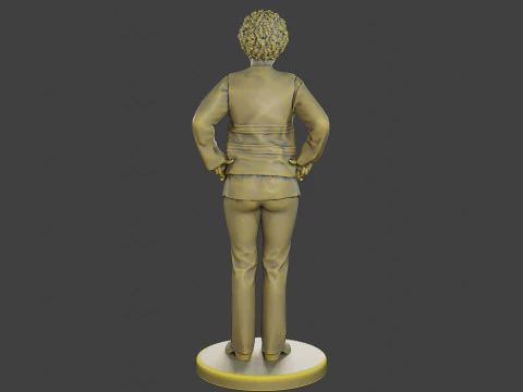 Colete refletivo de seguran&ccedil;a feminino FSRV 007 Modelo de Impressão 3D