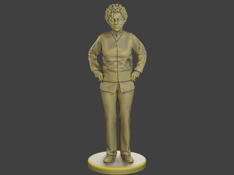 Colete refletivo de seguran&ccedil;a feminino FSRV 007 Modelo de Impressão 3D