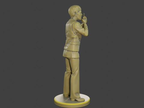 Female Security reflective vest FSRV 008 3D Print Model