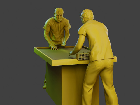 Soccer Table Players 2 3D 打印模型