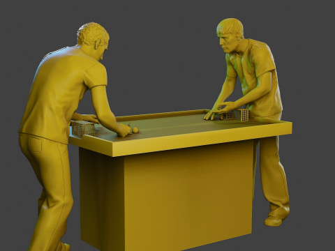 Soccer Table Players 2 3D 打印模型