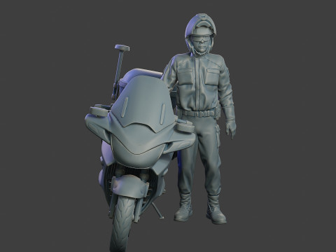 Honda ST 1300 police HSTP1 003 3D Print Model