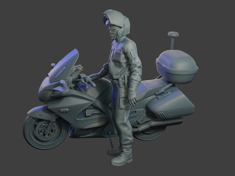 Honda ST 1300 police HSTP1 003 3D Print Model