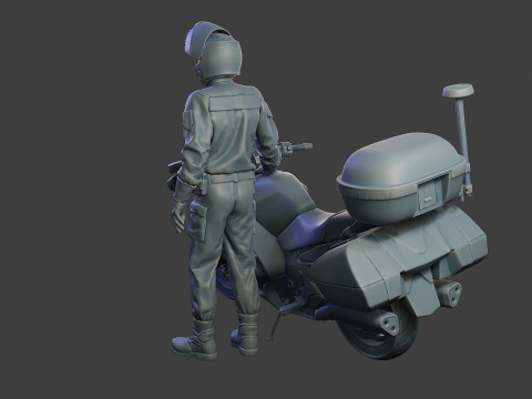 Honda ST 1300 police HSTP1 003 3D Print Model