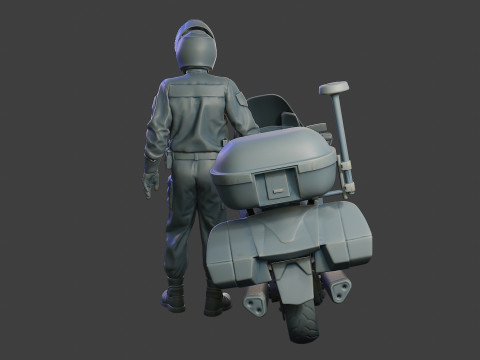 Honda ST 1300 police HSTP1 003 3D Print Model