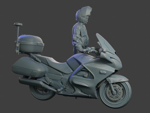 Honda ST 1300 police HSTP1 003 3D Print Model