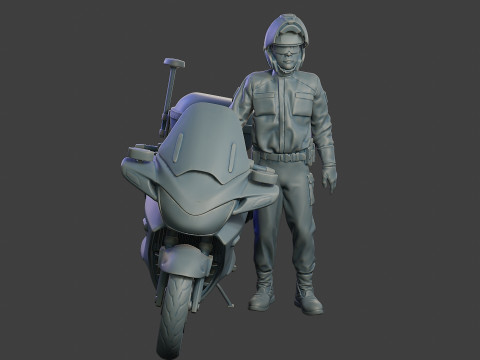 Honda ST 1300 police HSTP1 003 3D Print Model