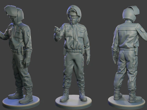 Honda ST 1300 polisi HSTP1 004 Model Cetak 3D