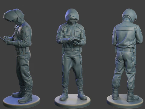 Honda ST 1300 polizia HSTP1 006 Modello di stampa 3D