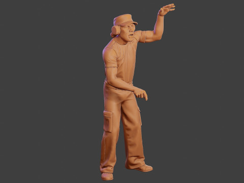 Male Music DJ MMDJM 001 3D Print Model