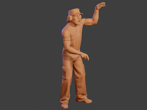 Мужской музыкальный диджей MMDJM 001 3D Принт Модель