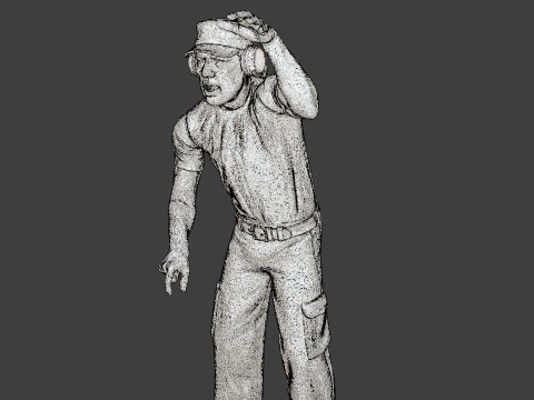 Мужской музыкальный диджей MMDJM 001 3D Принт Модель