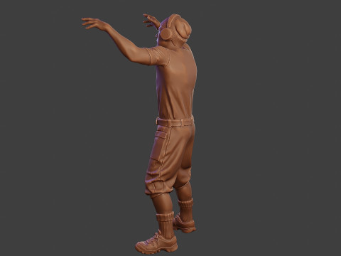 Male Music DJ MMDJM 002 3D-printmodel