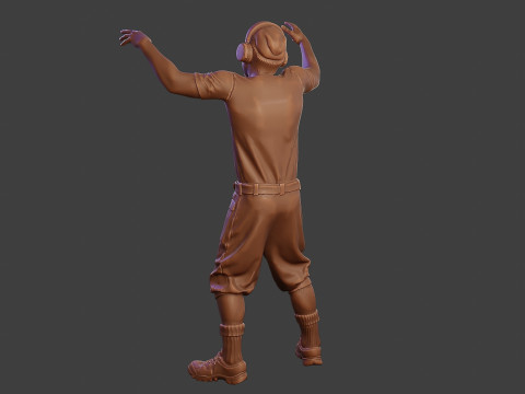 Male Music DJ MMDJM 002 3D-printmodel