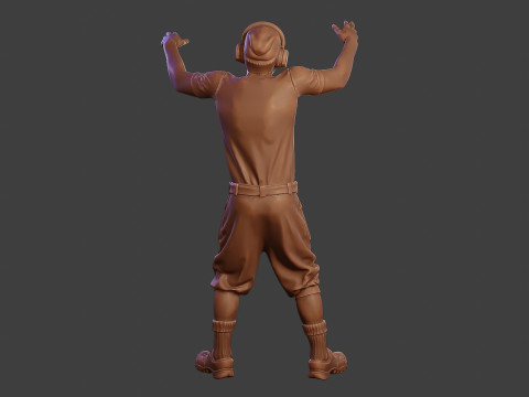 Male Music DJ MMDJM 002 3D-printmodel