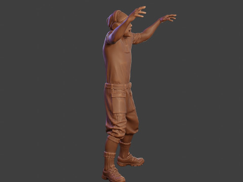 Male Music DJ MMDJM 002 3D-printmodel